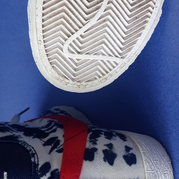 Nike Blazer Mid 77' Vintage 5Y Tie Dye USA Red White Blue Shoes C27882-600 - Picture 13 of 15